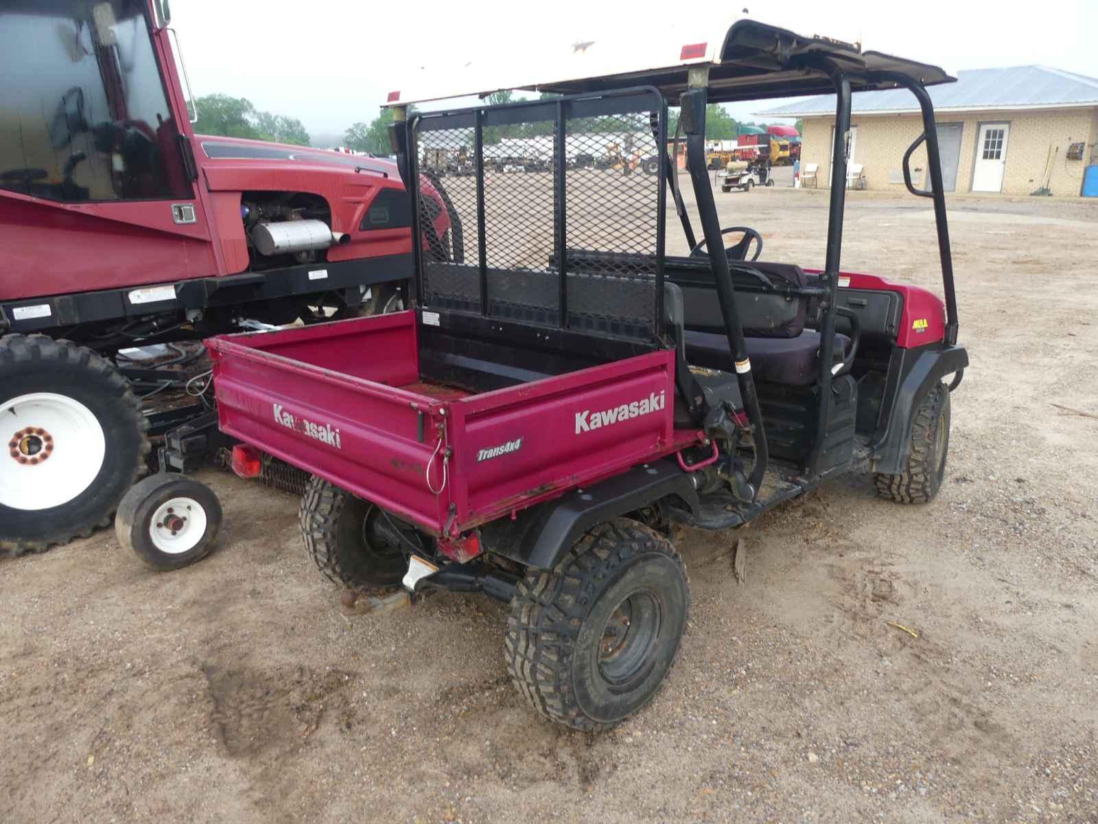 2005 Kawasaki Mule 3010 4WD Utility Vehicle, s/n JK1AFCJ135B503362 (No Titl