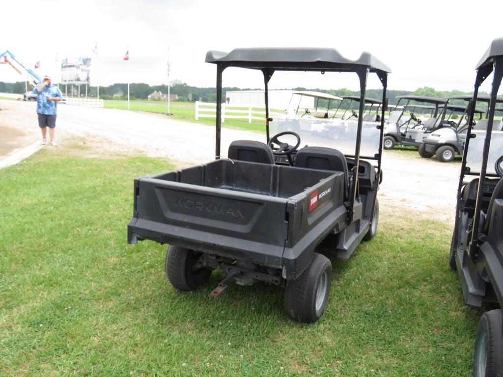 2017 Toro GTX Workman Utility Cart (No Title - $50 MS Trauma Care Fee Appli