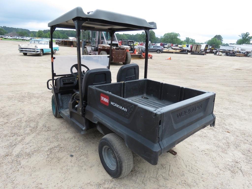 2017 Toro GTX Workman Utility Cart (No Title - $50 MS Trauma Care Fee Appli