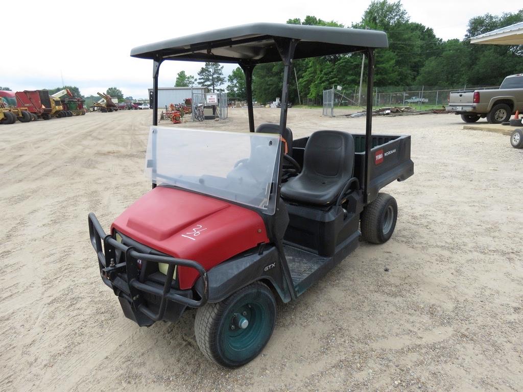 2017 Toro GTX Workman Utility Cart (No Title - $50 MS Trauma Care Fee Appli