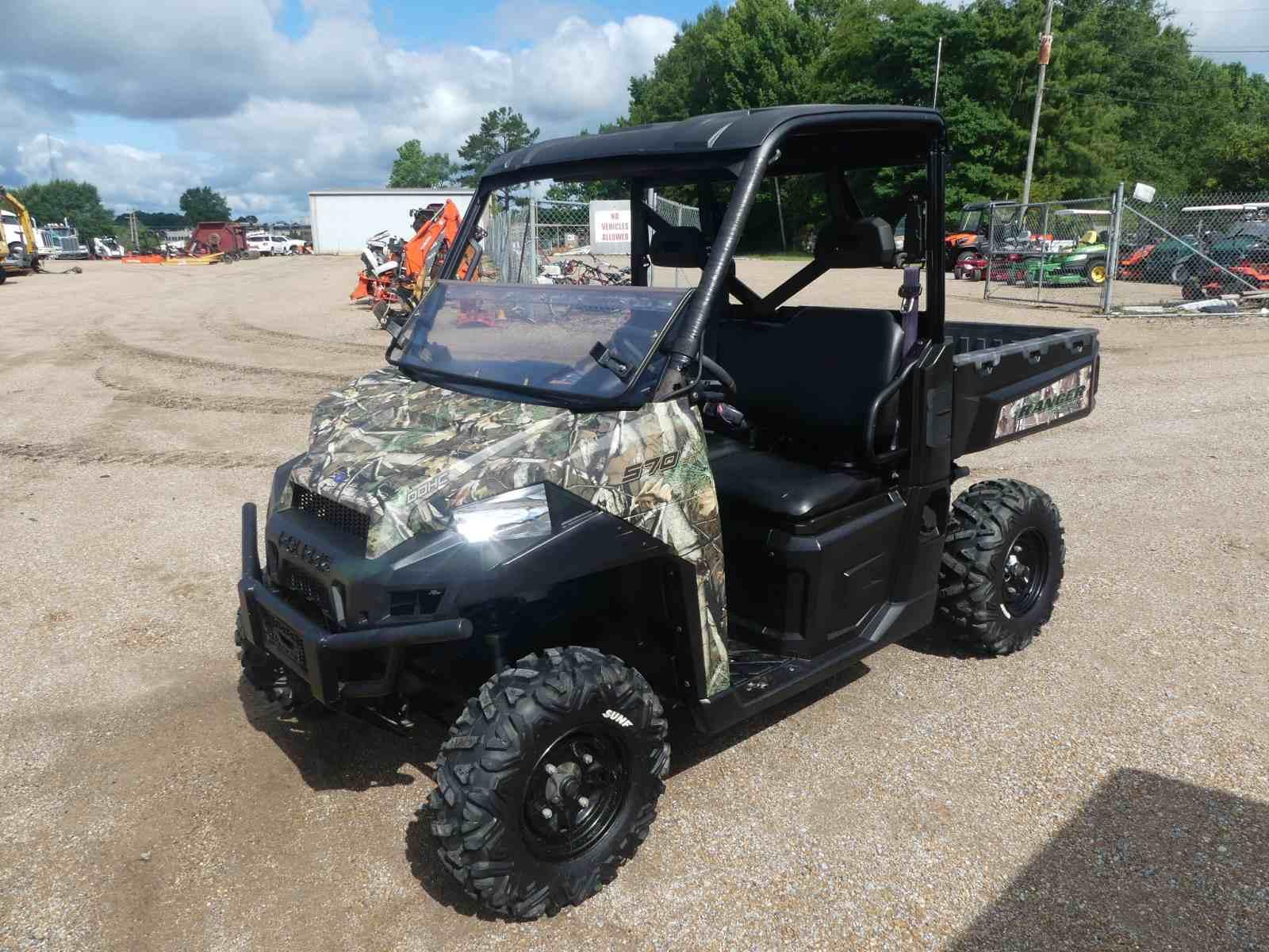 2015 Polaris Ranger 570 EFI 4WD Utility Vehicle, s/n 3NSRTA578FGH93651 (No