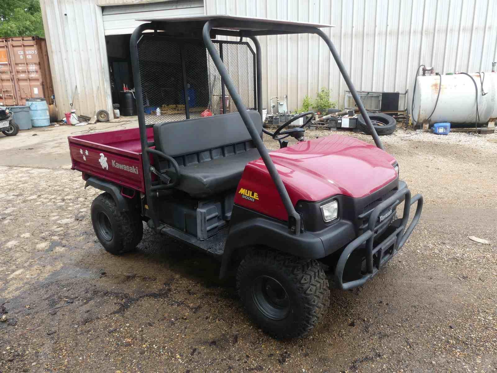 2007 Kawasaki Mule 3000 Utility Vehicle, s/n JKCAC6G107B514054 (No Title -