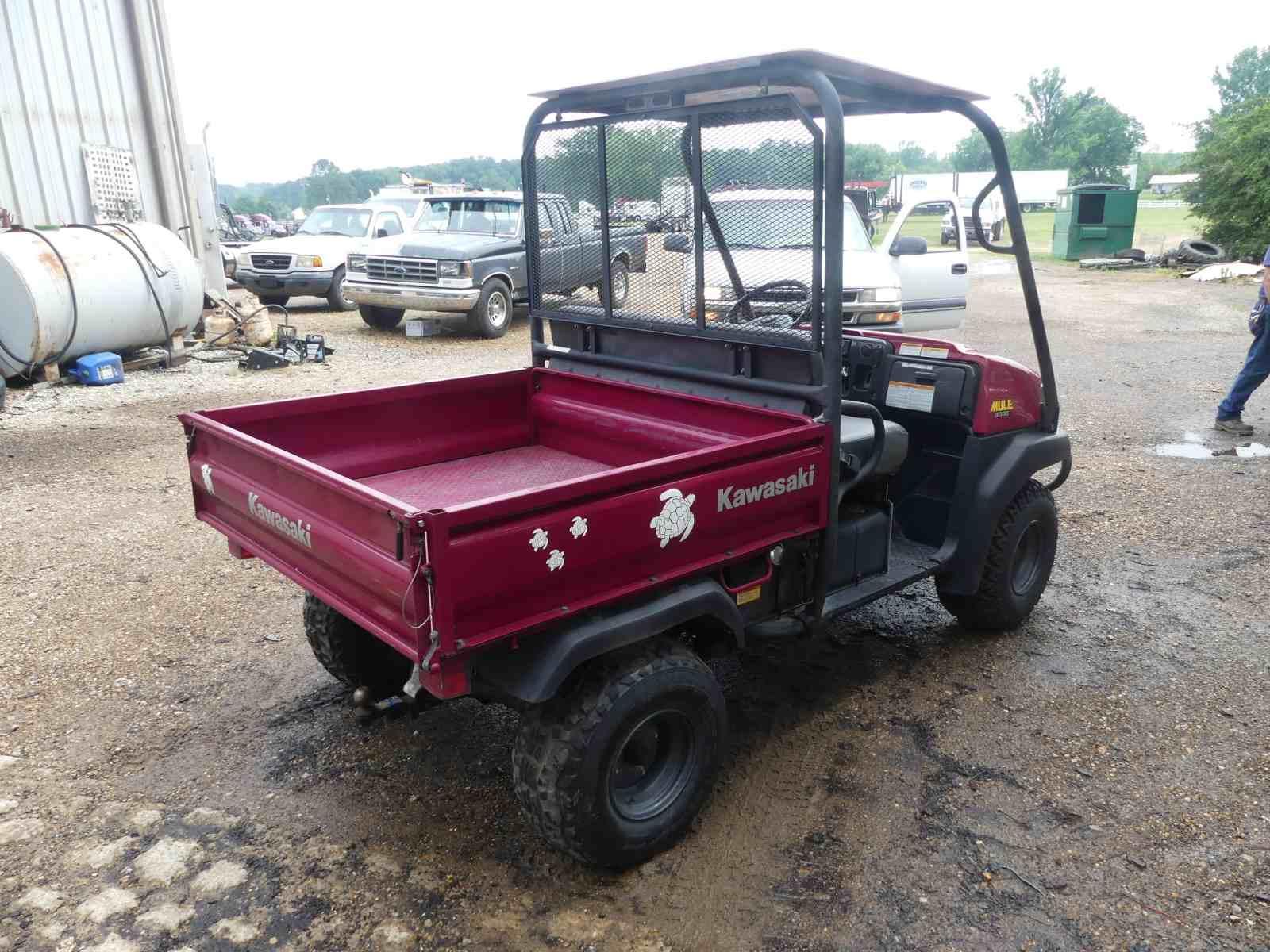 2007 Kawasaki Mule 3000 Utility Vehicle, s/n JKCAC6G107B514054 (No Title -