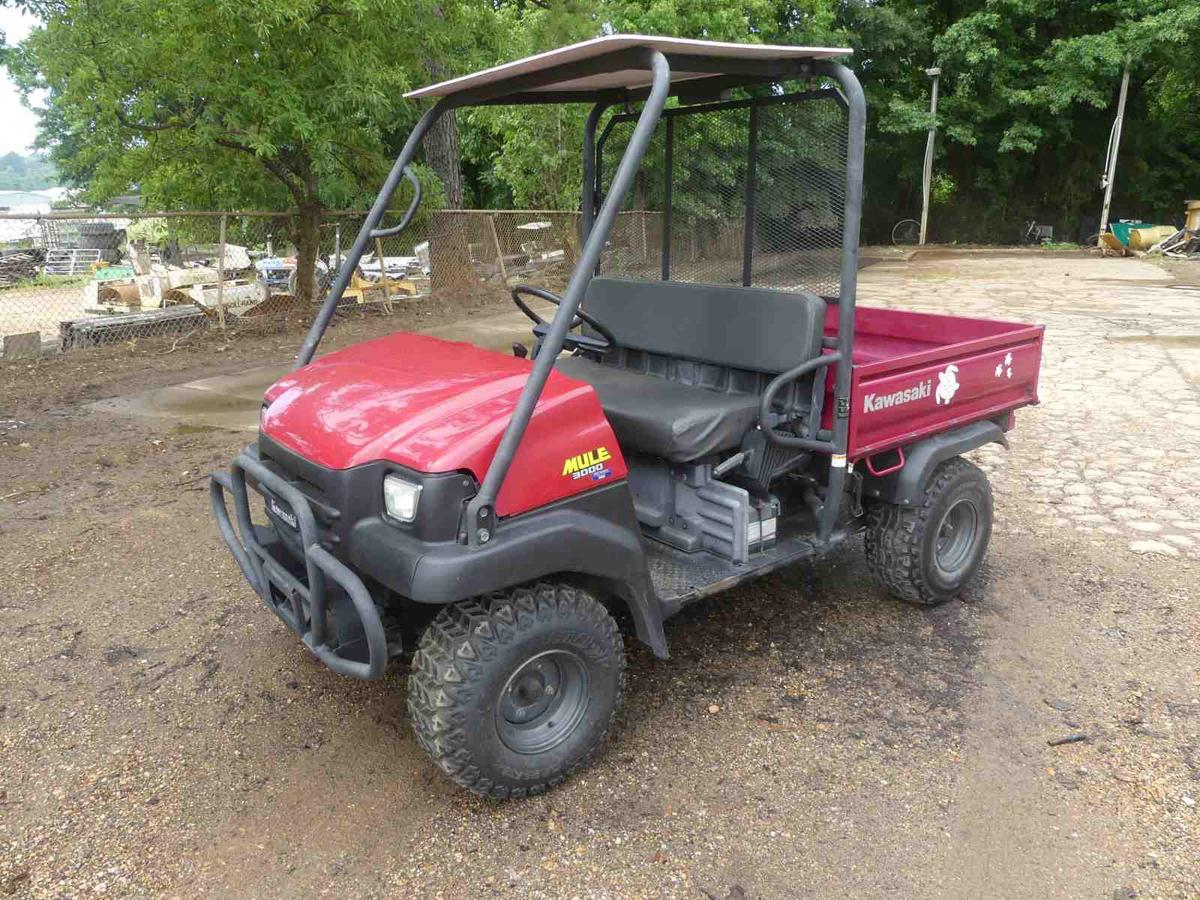 2007 Kawasaki Mule 3000 Utility Vehicle, s/n JKCAC6G107B514054 (No Title -