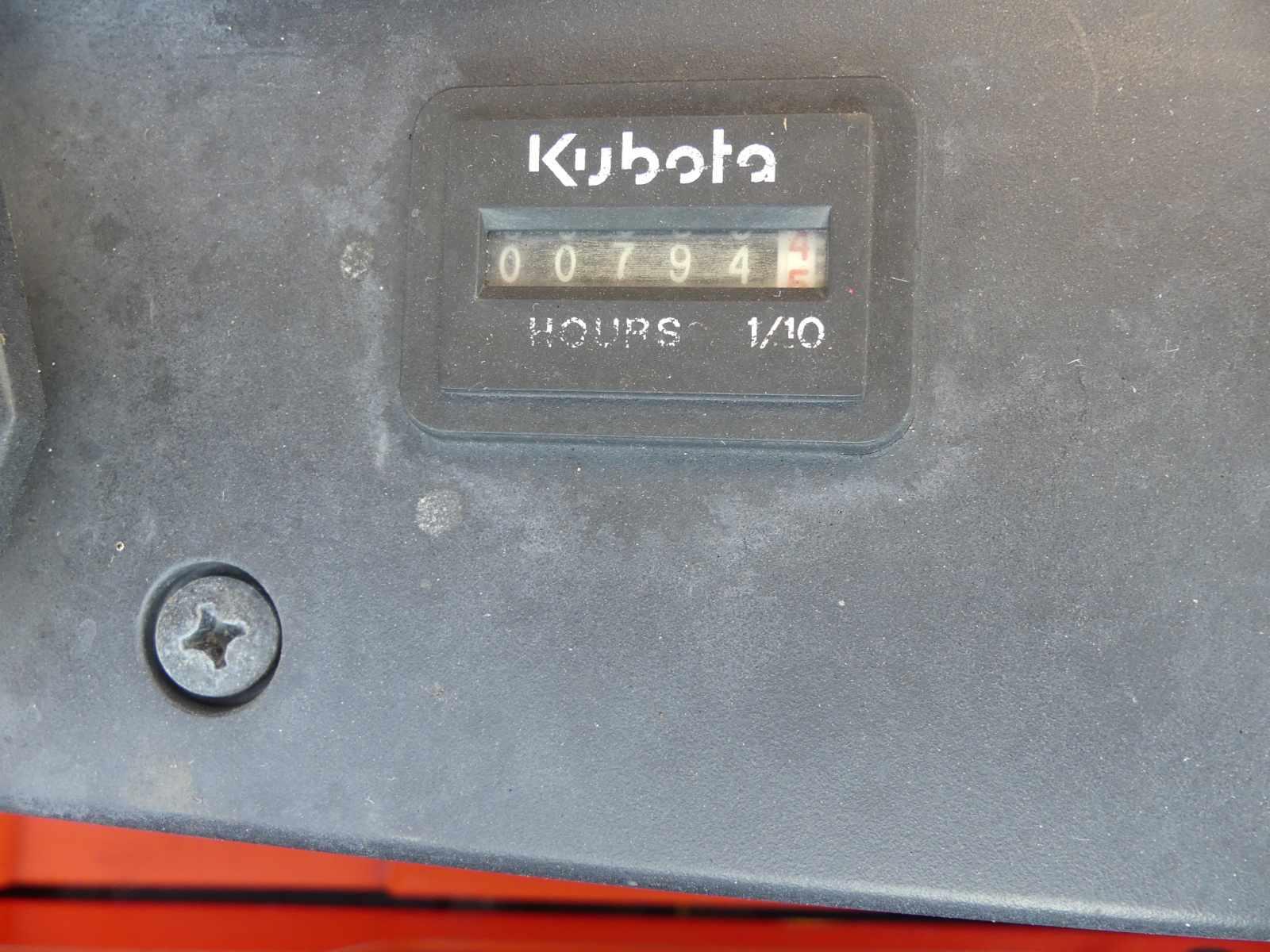 Kubota ZD326 Zero-turn Mower, s/n 14412: Meter Shows 794 hrs