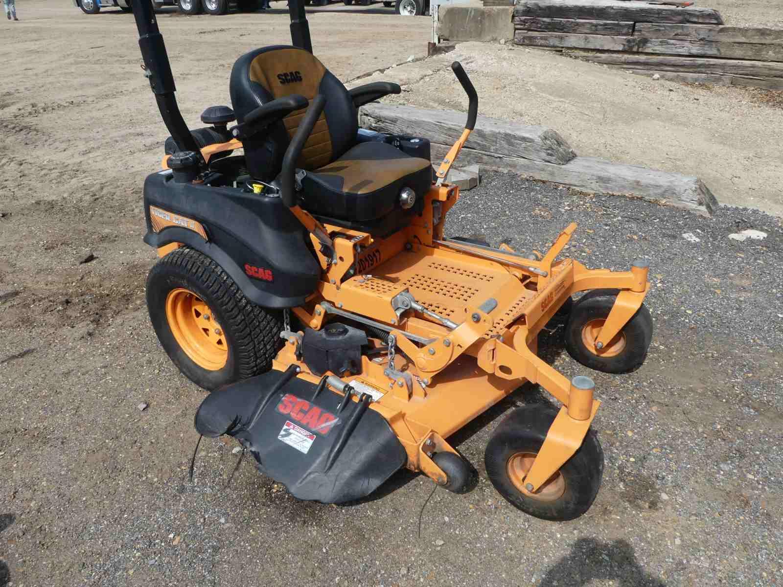 Scag Tiger Cat II Zero-turn Mower, s/n N8700028: 48" Deck, Kawasaki FX691V