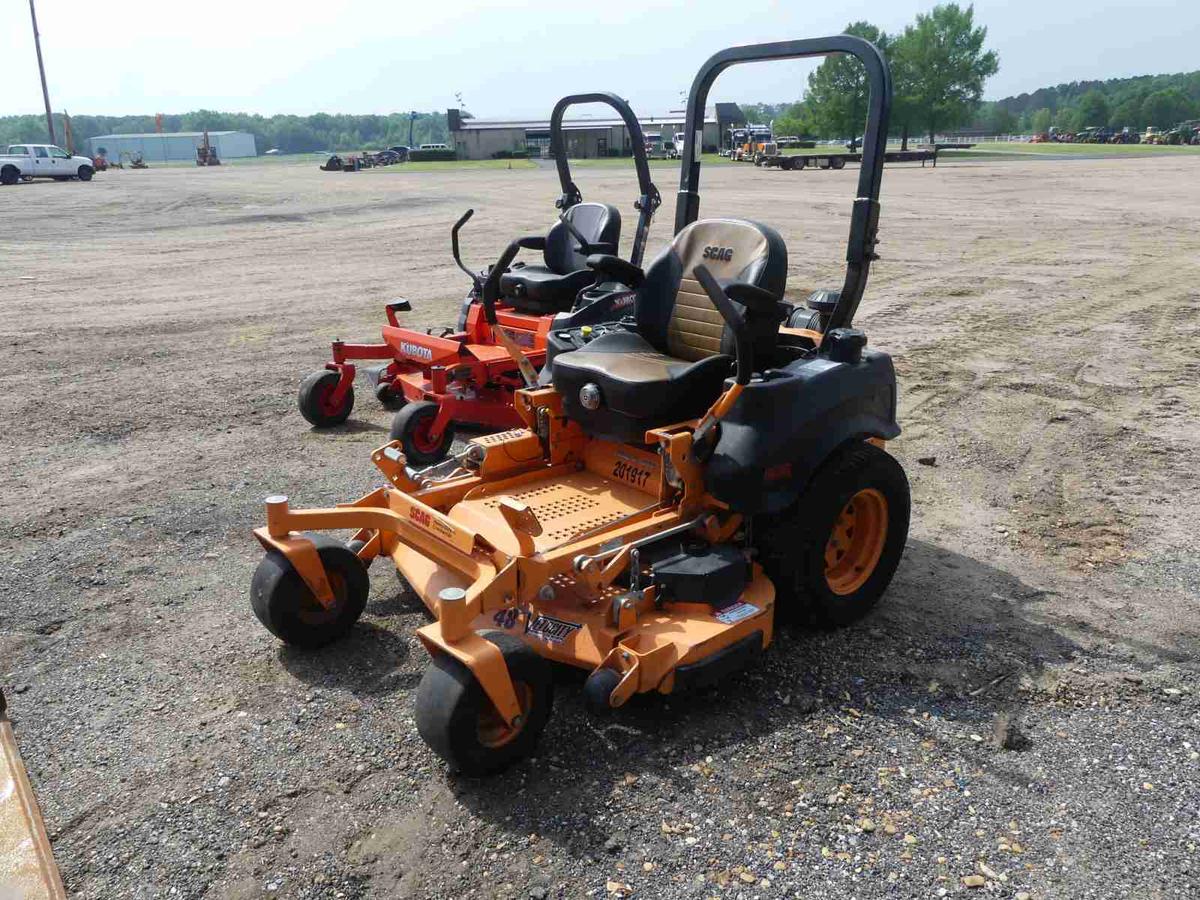 Scag Tiger Cat II Zero-turn Mower, s/n N8700028: 48" Deck, Kawasaki FX691V