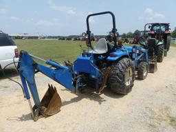 New Holland 1725 MFWD Tractor, s/n G009043: Rollbar, NH 7308 Loader w/ Bkt.