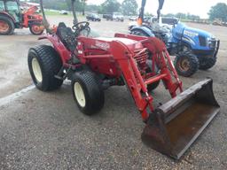 Branson 4020 Tractor, s/n CE3C00265: Rollbar Canopy, Front Loader w/ Bkt.,