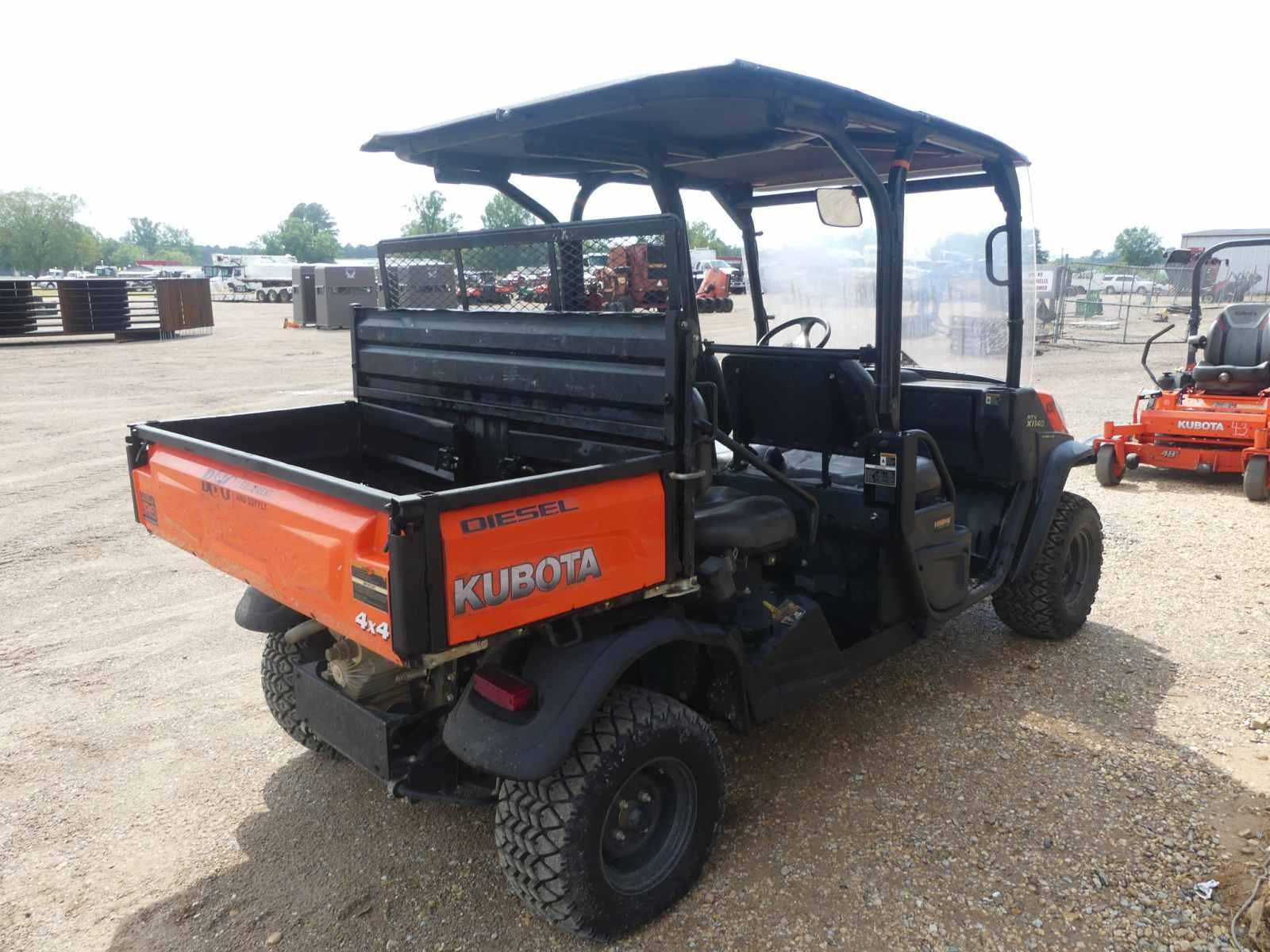 2018 Kubota RTVX1140 4WD Utility Vehicle, s/n A5KD2GDBHJG023291 (No Title -