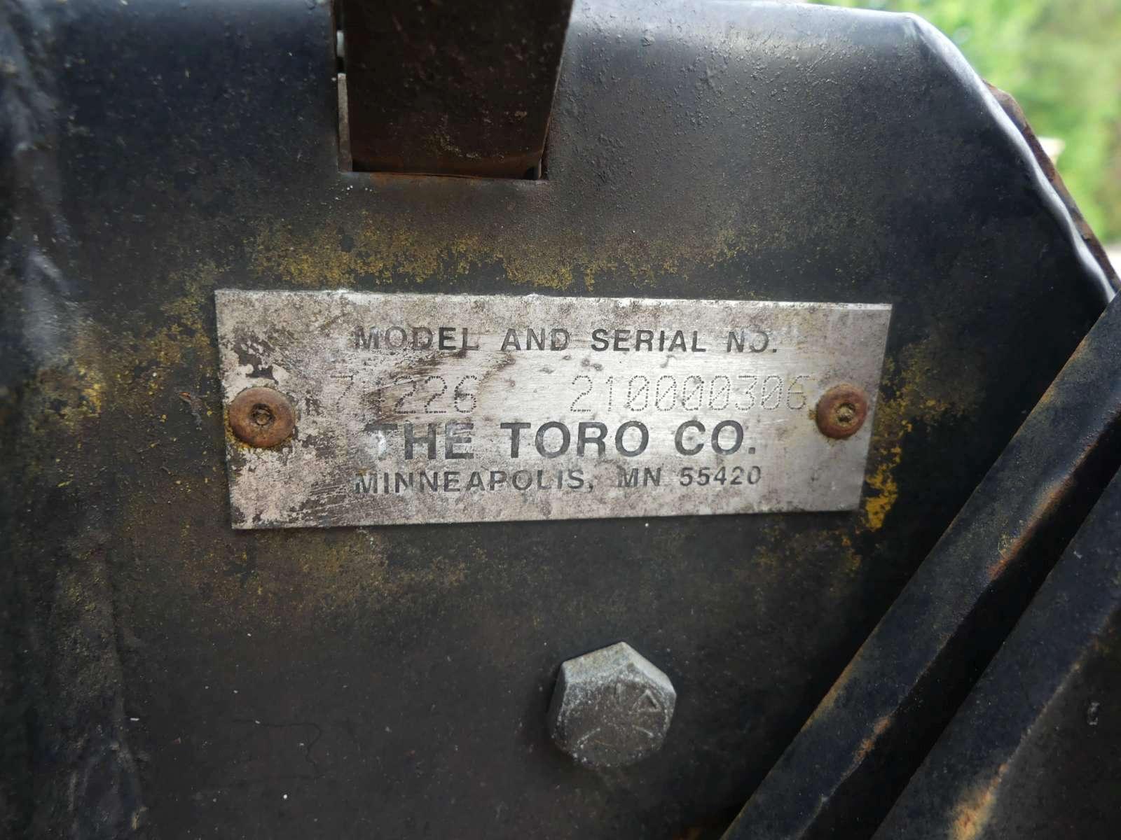 Toro Z Master Zero-turn Mower, s/n 210000306: Meter Shows 1149 hrs