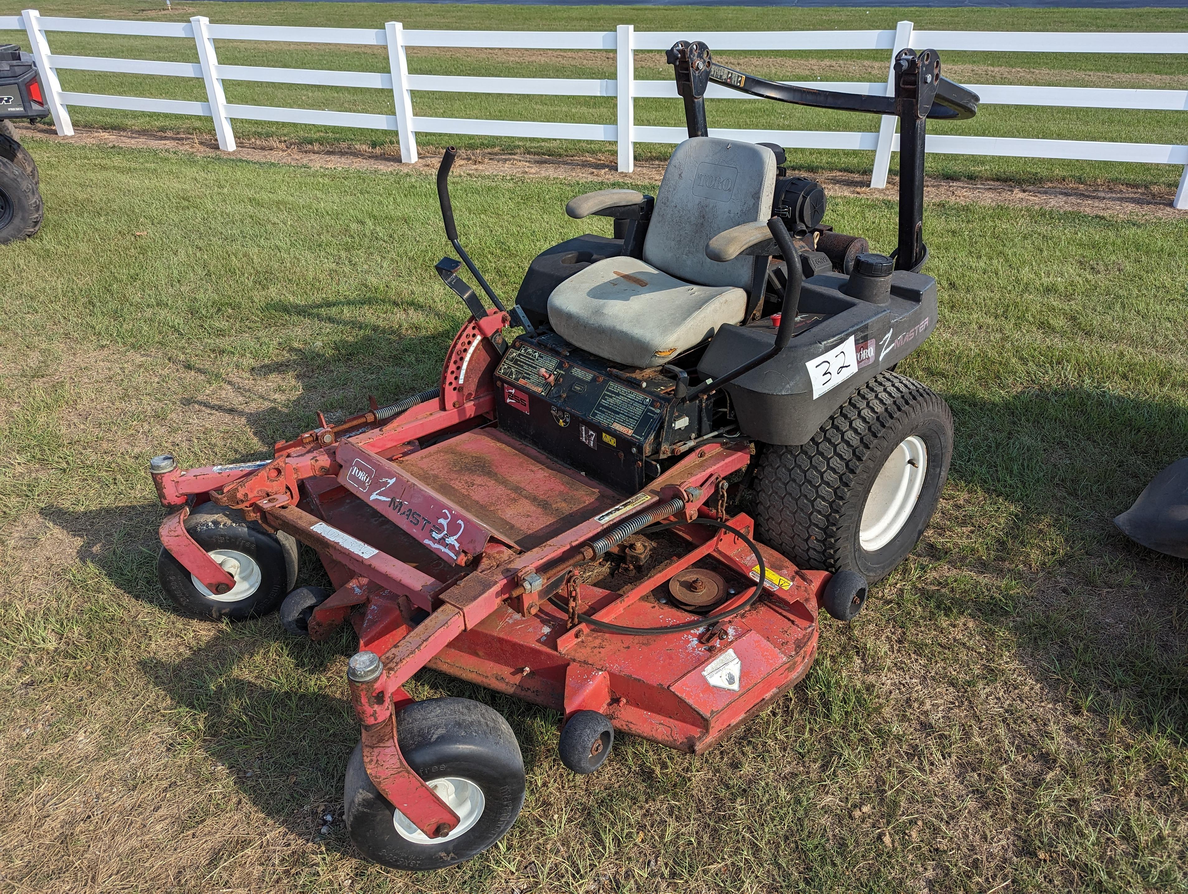 Toro Z Master Zero-turn Mower, s/n 210000306: Meter Shows 1149 hrs