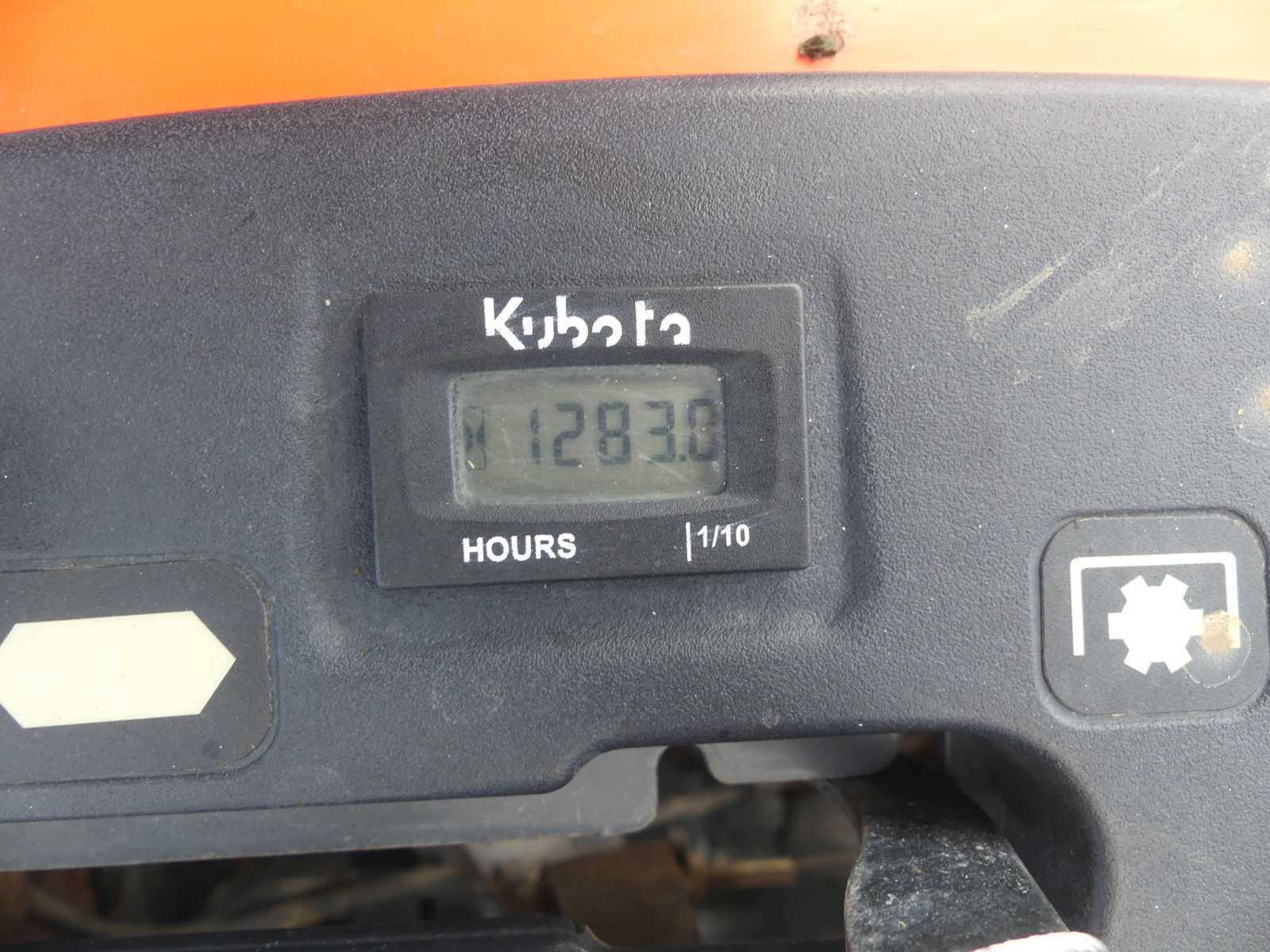 Kubota ZG222 Zero-turn Mower, s/n 57366: 48", Gas Eng., Meter Shows 1283 hr