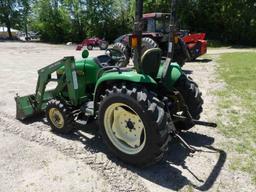 John Deere 4200 MFWD Tractor, s/n LV4200C426511: Loader w/ Bkt.