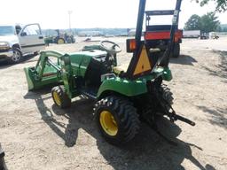 John Deere 2305 MFWD Tractor, s/n LV5305H222682: HST, Diesel, Rollbar Canop