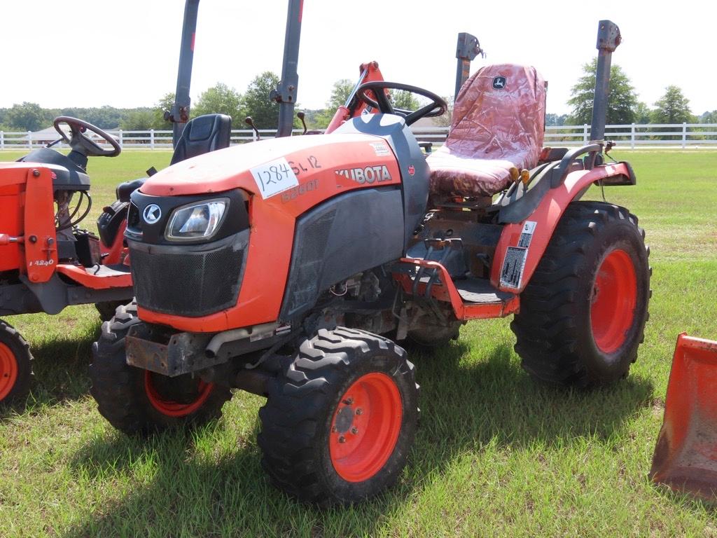 Kubota B2601 MFWD Tractor, s/n 51470: Meter Shows 478 hrs