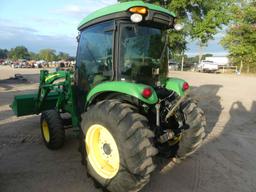 2010 John Deere 4720 MFWD Tractor, s/n 1LV4720HJAH840341: C/A, 400CX Loader