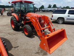 2021 Kubota L3560D MFWD Tractor, s/n KBUL5AHCCM8K52602: C/A, LA805 Loader w