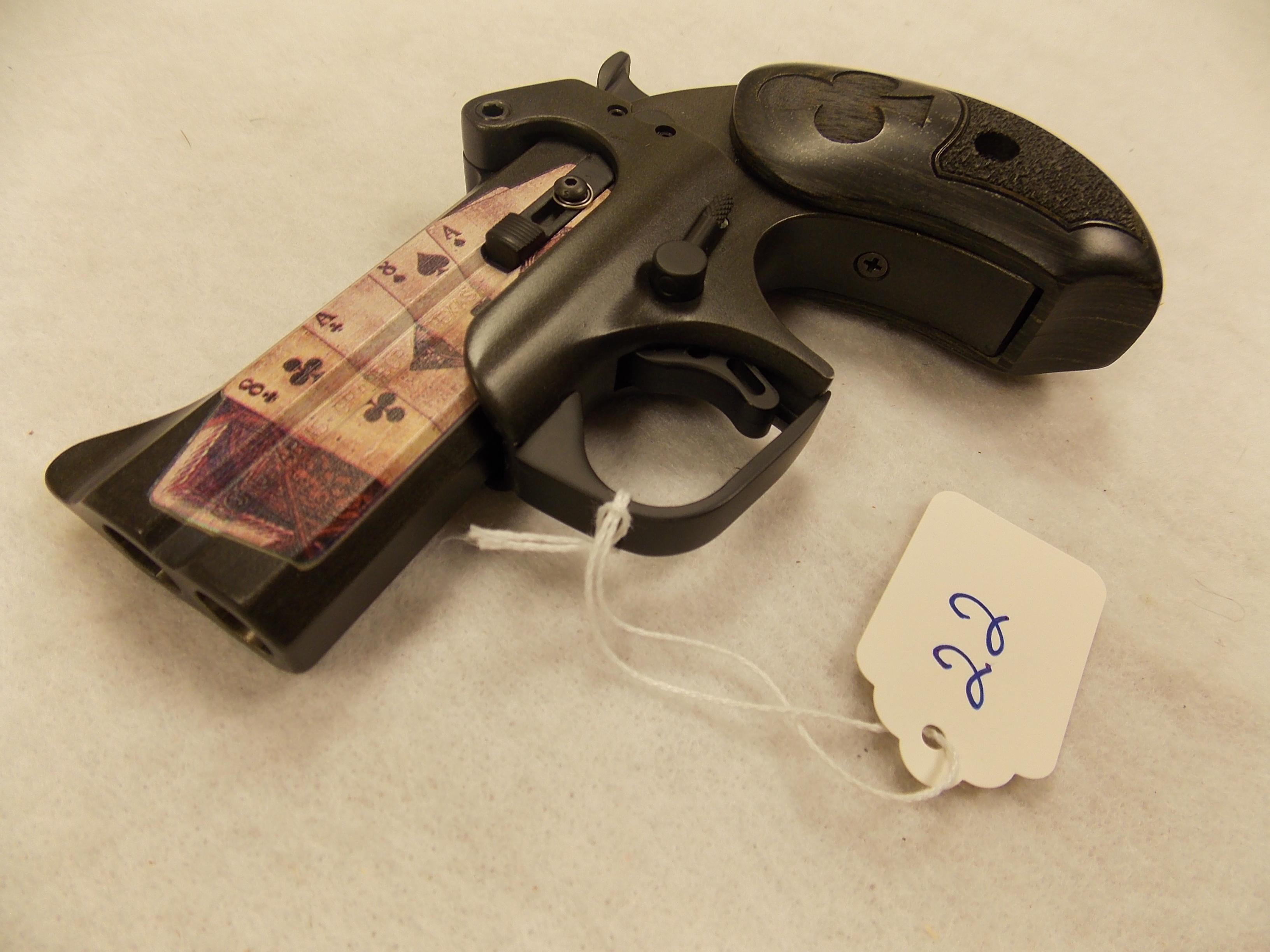 Bond Arms Derringer, Dead Mans Hand, .45 Colt/.410 3". Hard Case & Deck of