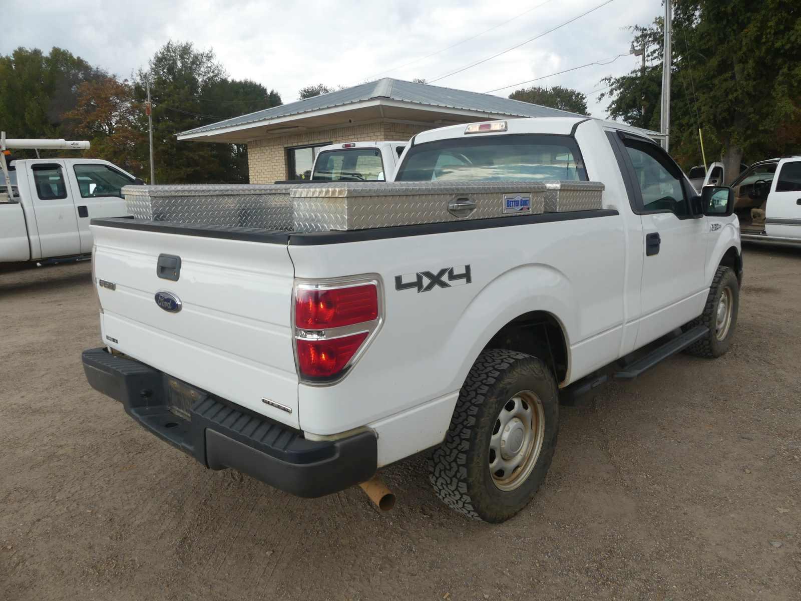 2013 Ford F150 4WD Pickup, s/n 1FTMF1EM7DFB68531: Reg. Cab, Gas Eng., Auto,