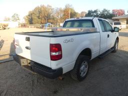 2008 Ford F150 4WD Pickup, s/n 1FTRX14WX8FB16547: Ext. Cab, 4.6L Gas Eng.,