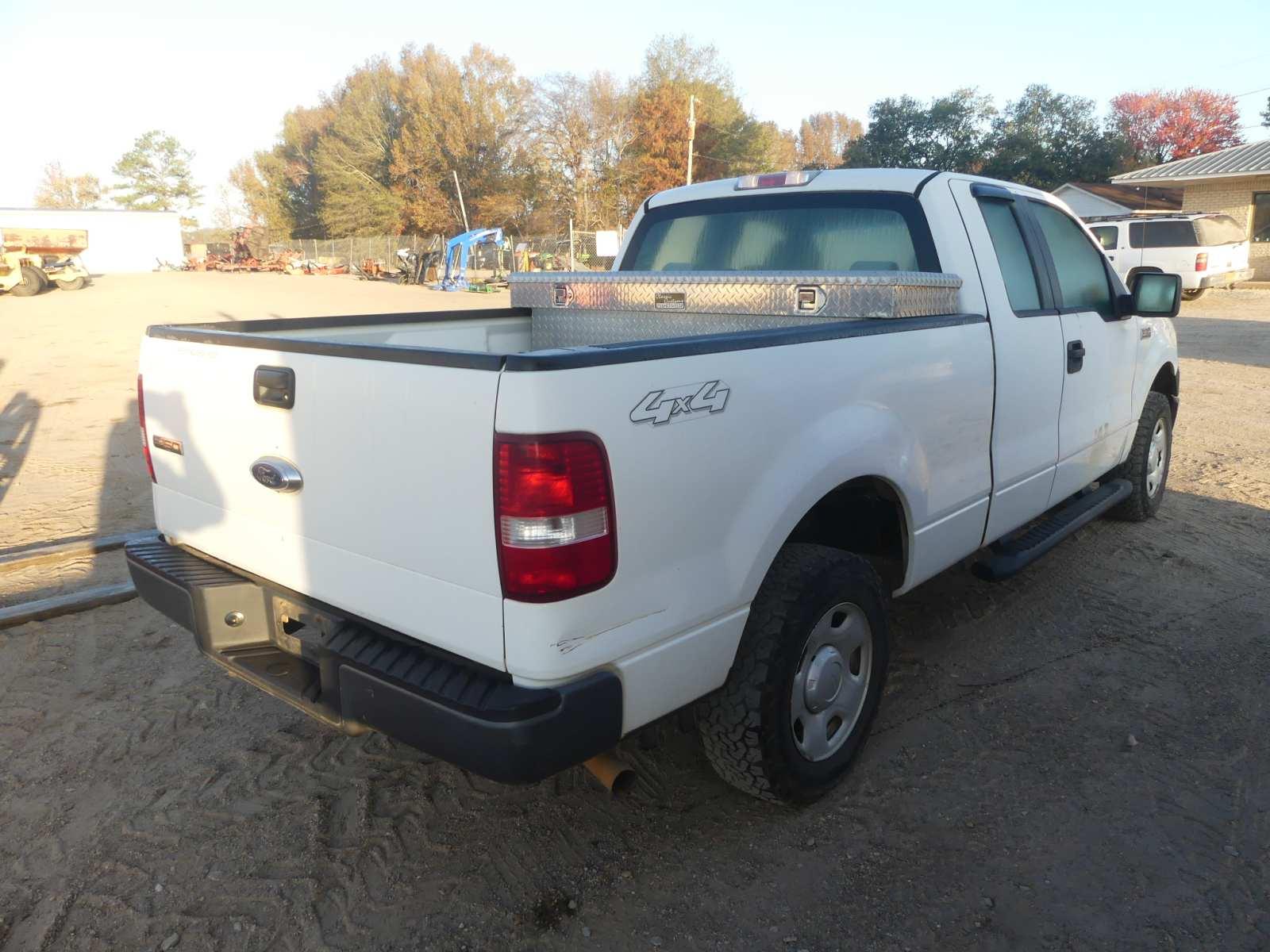 2008 Ford F150 4WD Pickup, s/n 1FTRX14WX8FB16547: Ext. Cab, 4.6L Gas Eng.,