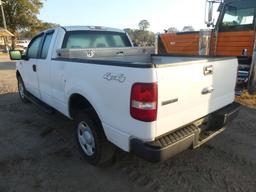 2008 Ford F150 4WD Pickup, s/n 1FTRX14WX8FB16547: Ext. Cab, 4.6L Gas Eng.,