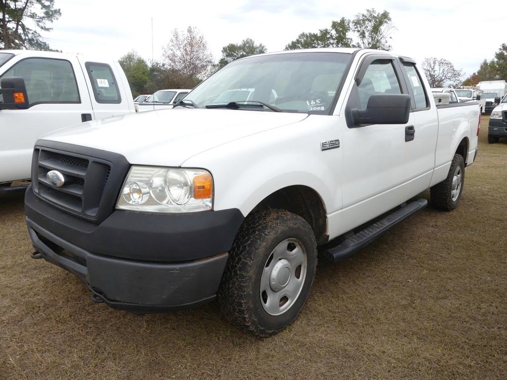 2008 Ford F150 4WD Pickup, s/n 1FTRX14WX8FB16547: Ext. Cab, 4.6L Gas Eng.,