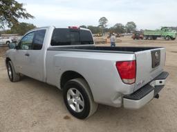 2008 Nissan Titan Pickup, s/n 1N6BA06A38N310497: Ext. Cab, 2wd, V8 Gas Eng.