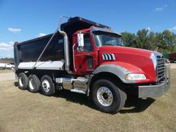 2015 Mack GU813 Tri-axle Dump Truck, s/n 1M2AX13C4FM029302: Mack MP7 405hp