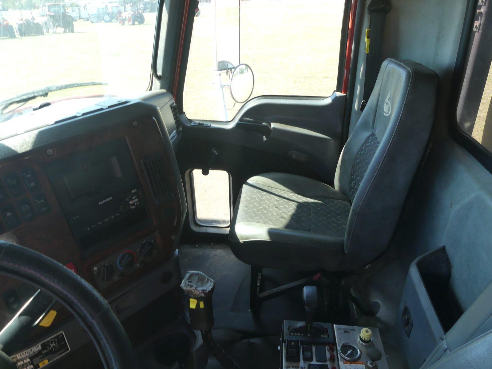 2015 Mack GU813 Tri-axle Dump Truck, s/n 1M2AX13C4FM029302: Mack MP7 405hp