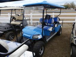 6-person Electric Golf Cart (No Title): 60-volt