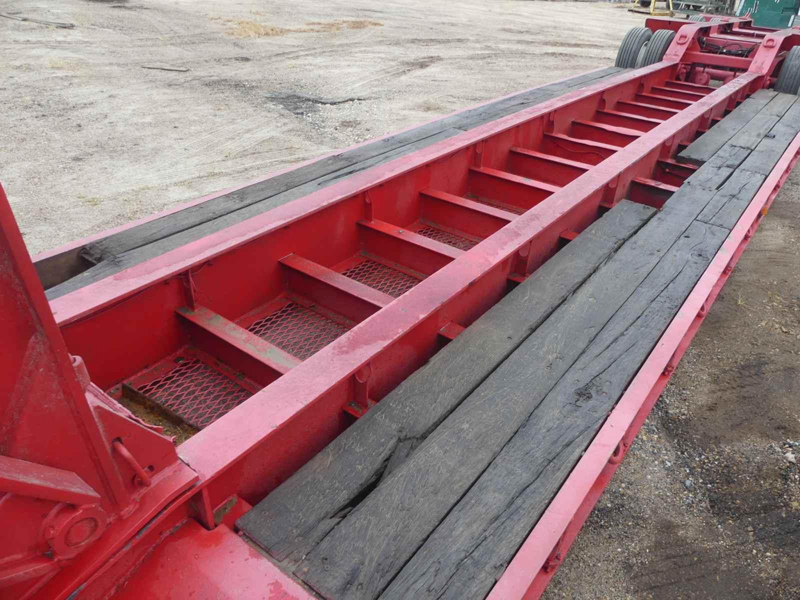2007 Talbert Detach Lowboy, s/n 40FSK584271027774: 50-ton, NGB, Raised Beam