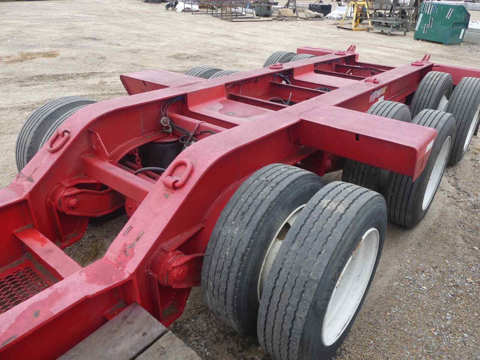 2007 Talbert Detach Lowboy, s/n 40FSK584271027774: 50-ton, NGB, Raised Beam
