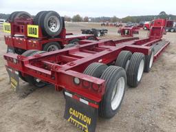 2007 Talbert Detach Lowboy, s/n 40FSK584271027774: 50-ton, NGB, Raised Beam