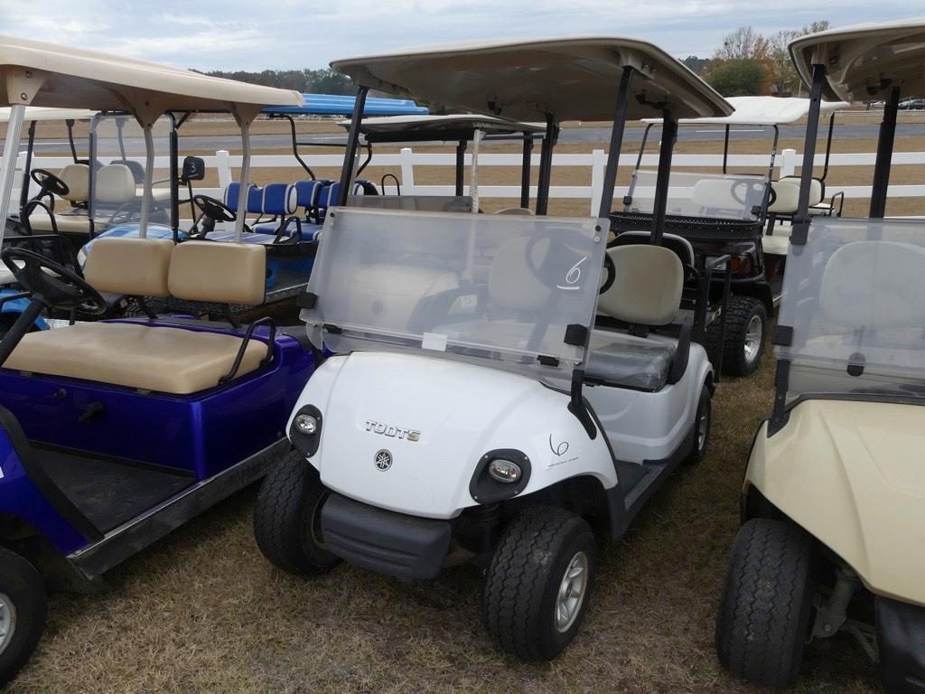 2010 Yamaha Electric Golf Cart, s/n JW2-313461 (No Title): 48-volt, Lights,