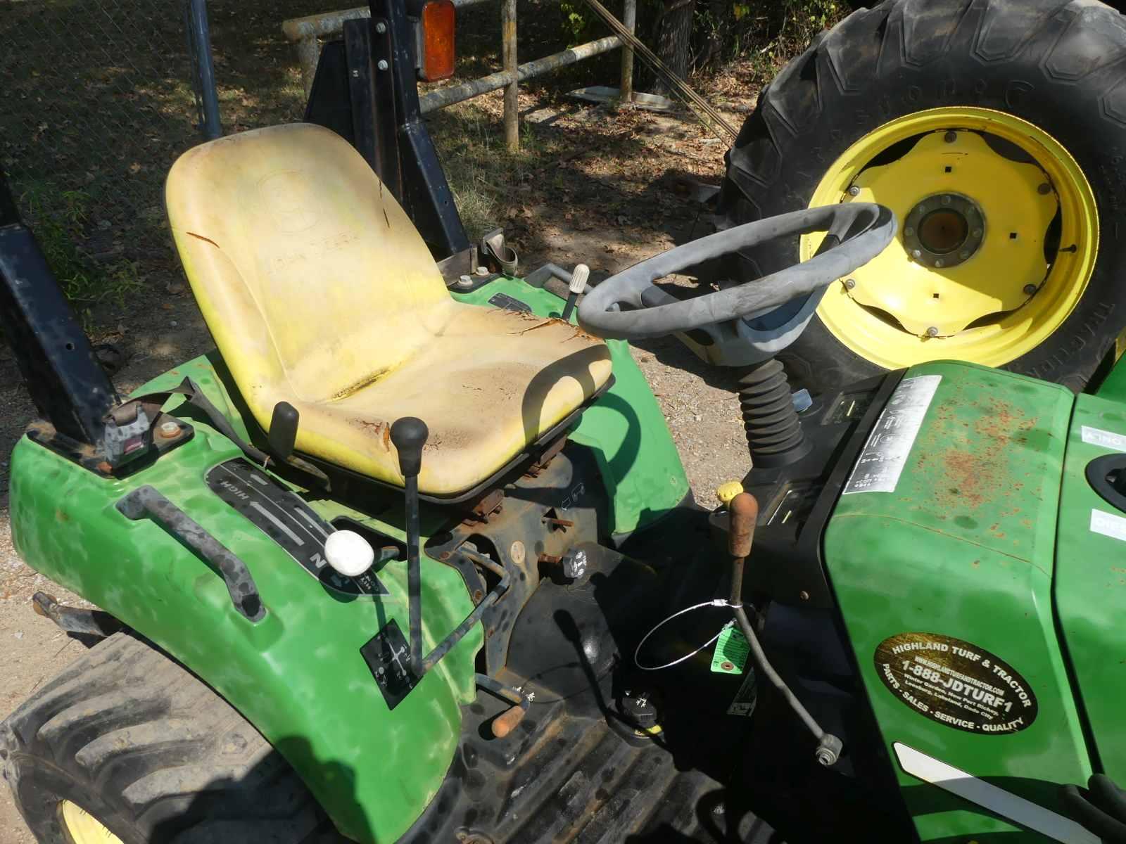 John Deere 2305 MFWD Tractor, s/n LV5305H222682: HST, Diesel, Rollbar Canop
