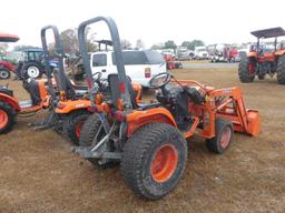 Kubota B7500 Tractor, s/n 63711: Loader, Meter Shows 1122 hrs