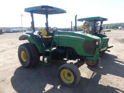 John Deere 5225 Tractor, s/n LV5225S320039: 2wd, Canopy, Turf Tires, PTO, H