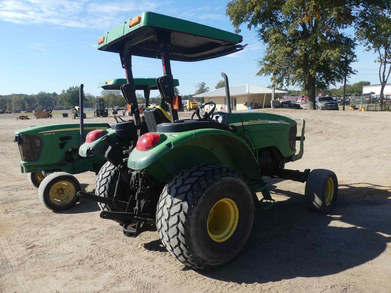 John Deere 5225 Tractor, s/n LV5225S320039: 2wd, Canopy, Turf Tires, PTO, H
