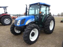 New Holland T4030 MFWD Tractor, s/n ZBJA20132: C/A, Meter Shows 1559 hrs