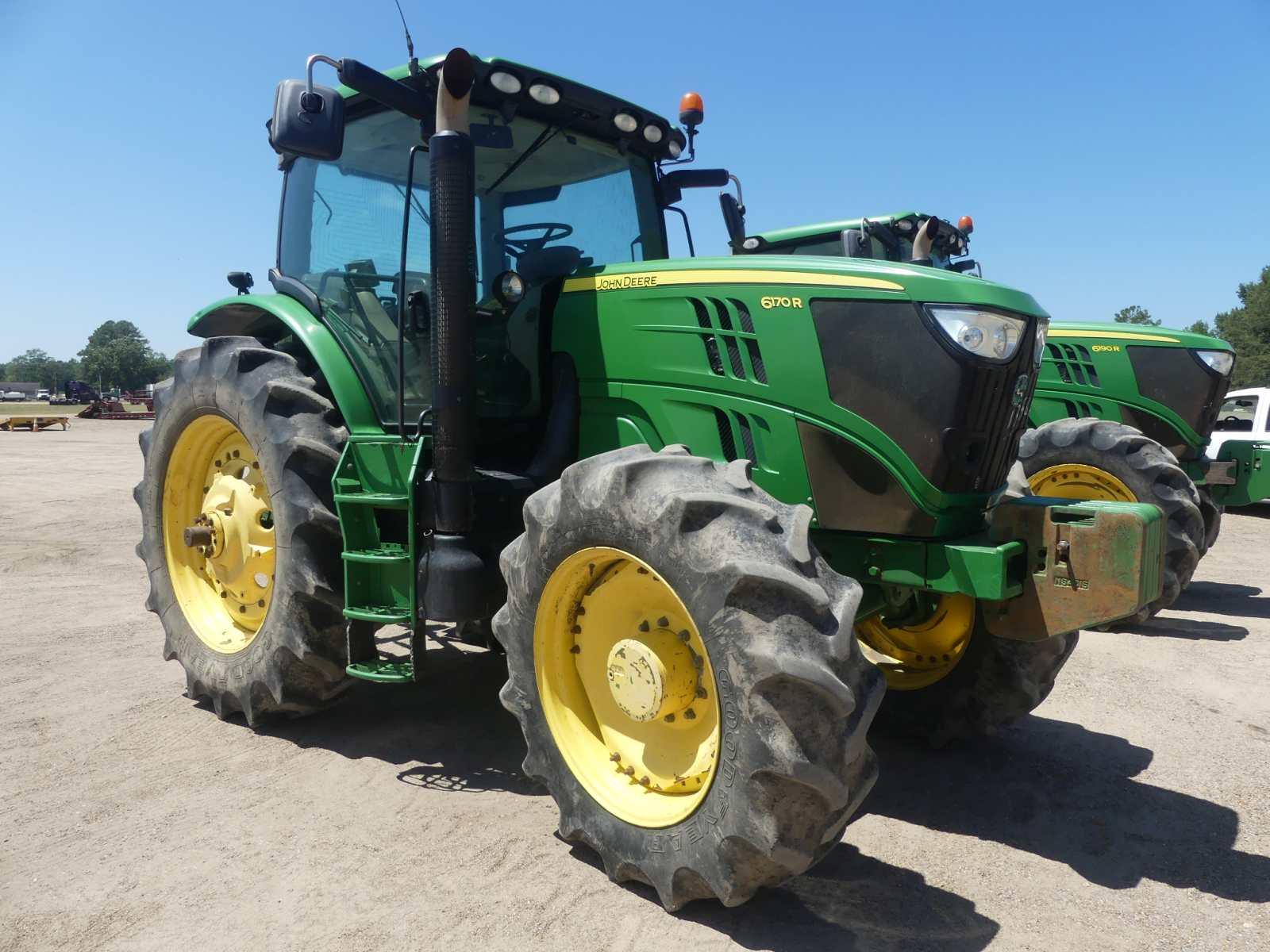 2013 John Deere 6170R MFWD Tractor, s/n 1RW6170RLDD011624: C/A, Rear Quick