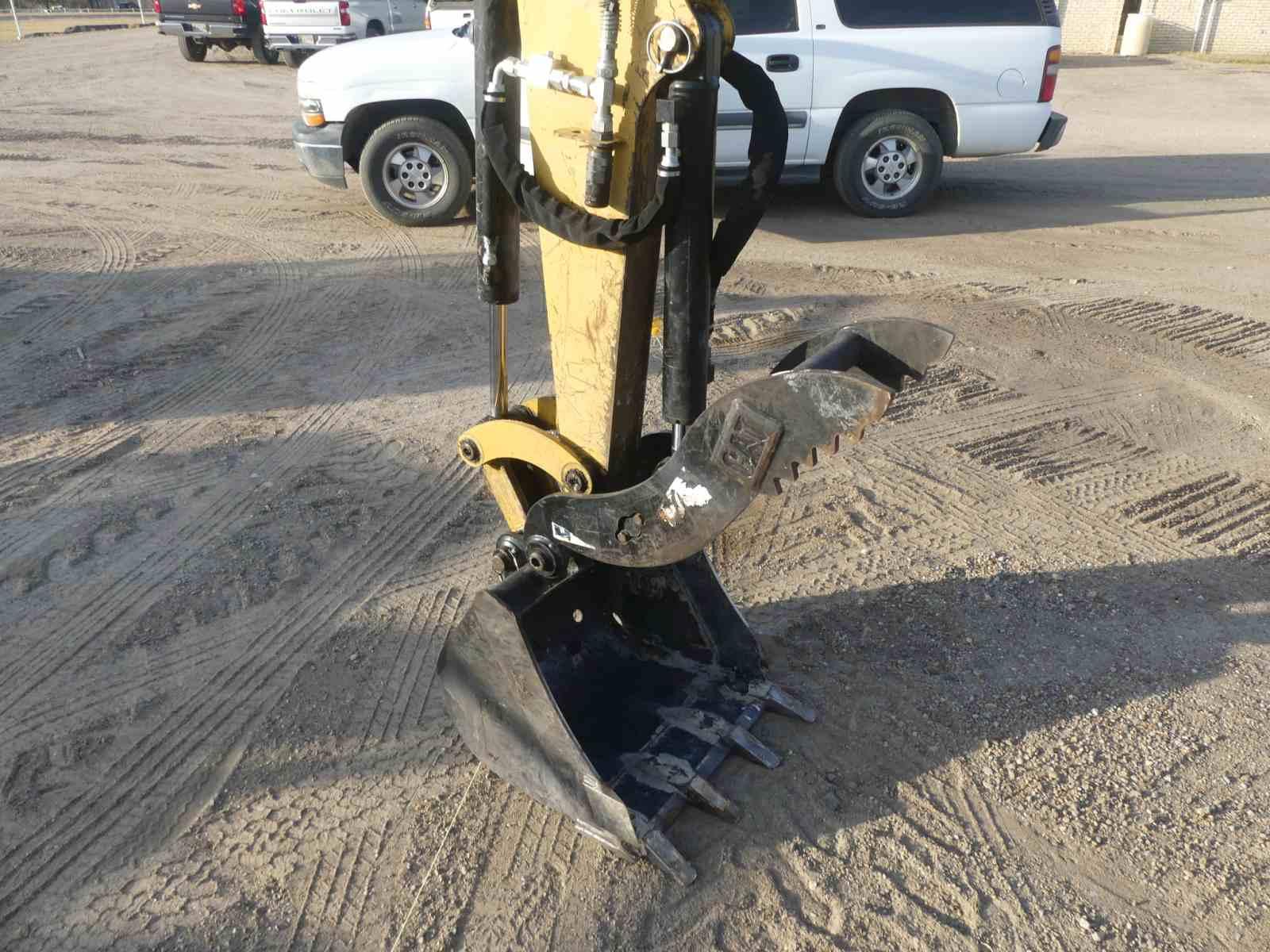 2012 Cat 302.5C Mini Excavator, s/n GBB05763: Canopy, Hyd. Thumb, Blade, Bk