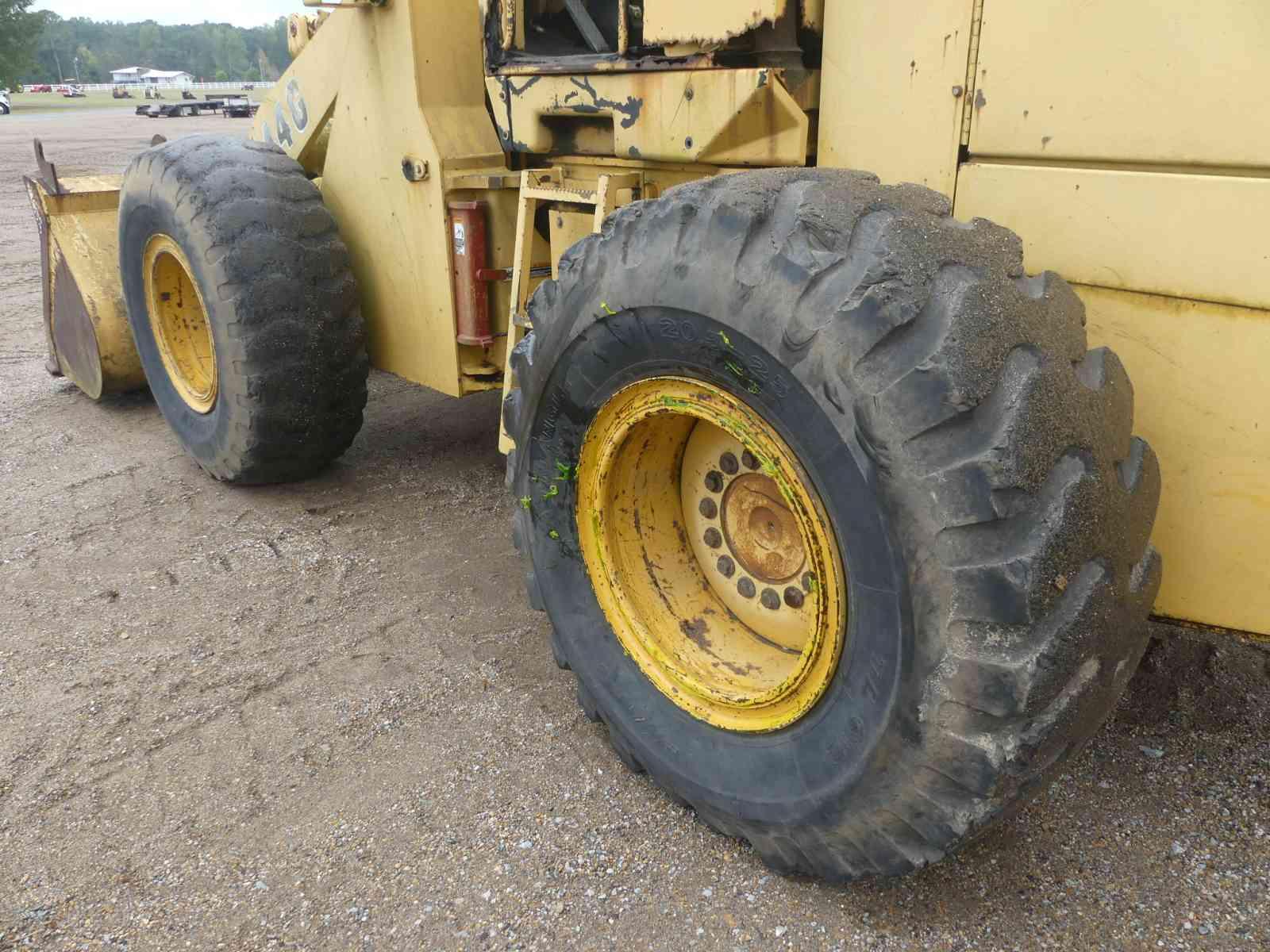 John Deere 544G Rubber-tired Loader, s/n DW544GB552808: Canopy, GP Bkt., 20