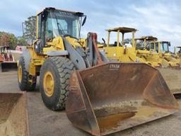 2008 Volvo L110 Rubber-tired Loader, s/n 4374: C/A, 4-yard Bkt., Meter Show