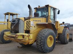2008 Volvo L110 Rubber-tired Loader, s/n 4374: C/A, 4-yard Bkt., Meter Show