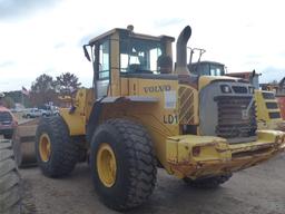 2008 Volvo L110 Rubber-tired Loader, s/n 4374: C/A, 4-yard Bkt., Meter Show