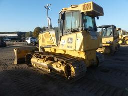 2015 John Deere 700K LGP Dozer, s/n 1T0700KXVFF284697: Encl. Cab, 6-way Bla