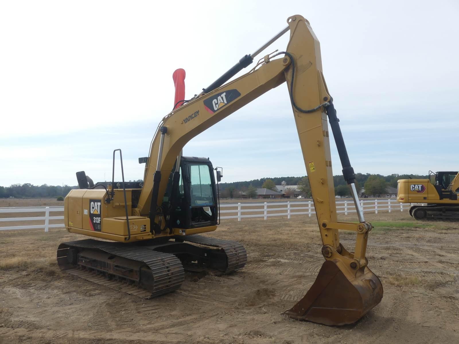 2017 Cat 313FLGC Excavator, s/n HDK10014: Encl. Cab, 32" Bkt., 27.5" Tracks