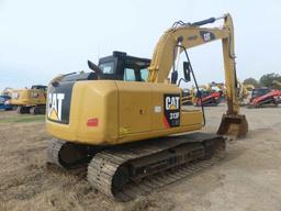 2017 Cat 313FLGC Excavator, s/n HDK10014: Encl. Cab, 32" Bkt., 27.5" Tracks